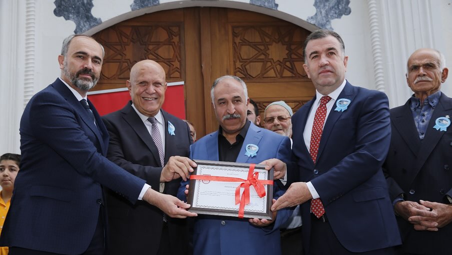 Bayburt Söğütlü Köyü Camii Dualarla İbadete Açıldı